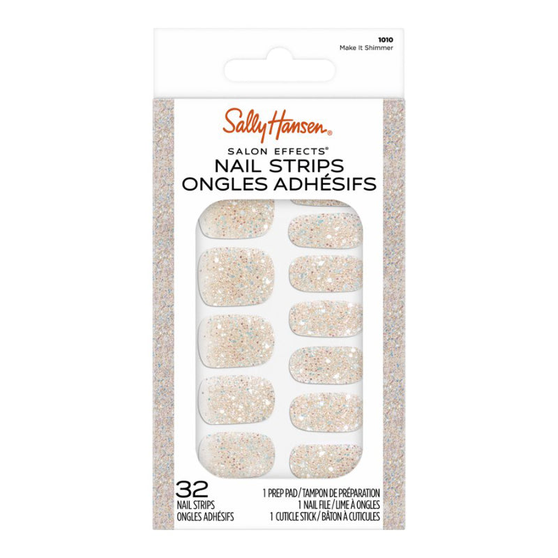 Sally Hansen Salon Effects Nail Strip Set - Make It Shimmer (1010) - 32's