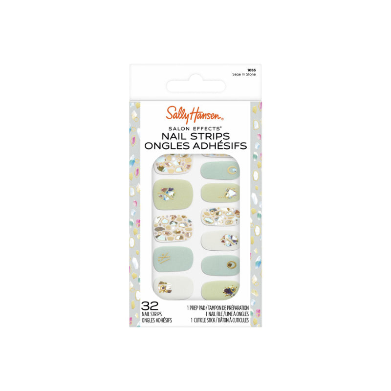 Sally Hansen Salon Effects Nail Strip Set - Sage in Stone (1055) - 32's