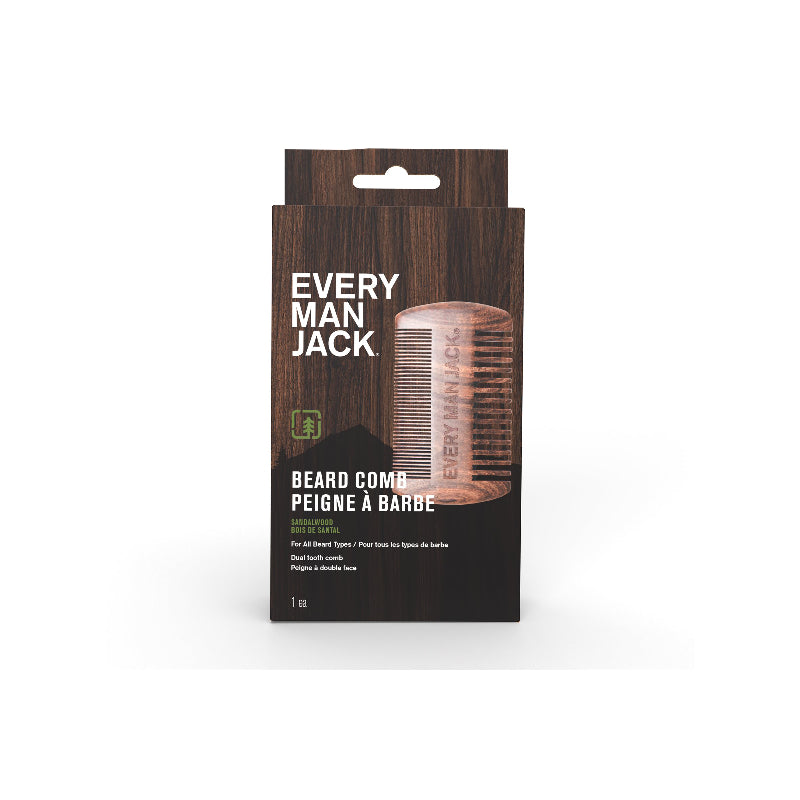 Every Man Jack Beard Comb - Ebony Wood