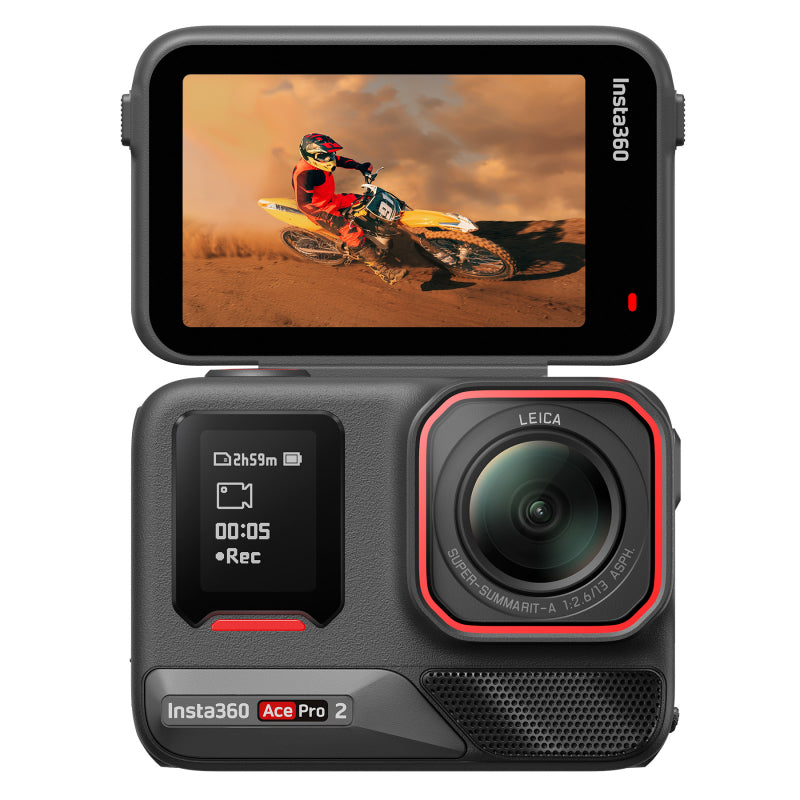 Insta360 Ace Pro 2 8K Action Camera Standard Bundle with Dual Battery - CINSBBGAACEPRO201