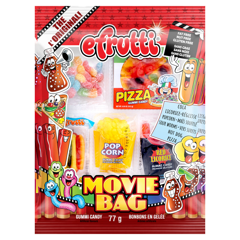 Efrutti Gummy Candy Movie Bag - 77g