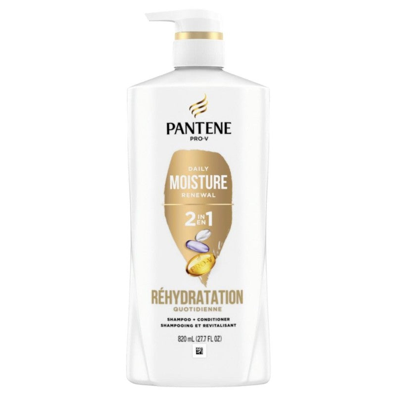 Pantene PRO-V Daily Moisture Renewal Shampoo + Conditioner - 820ml