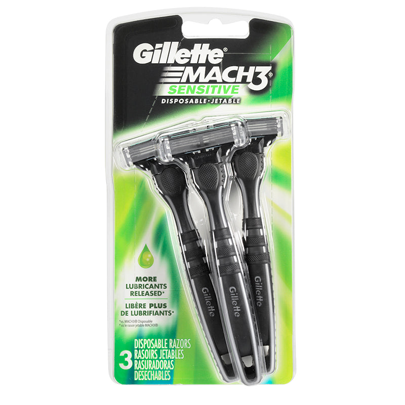 Gillette Mach3 Disposable - Sensitive - 3 razors