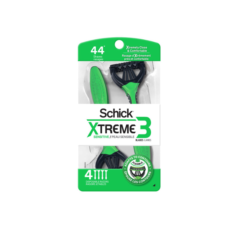 Schick Xtreme3 Disposable Razor - 4's