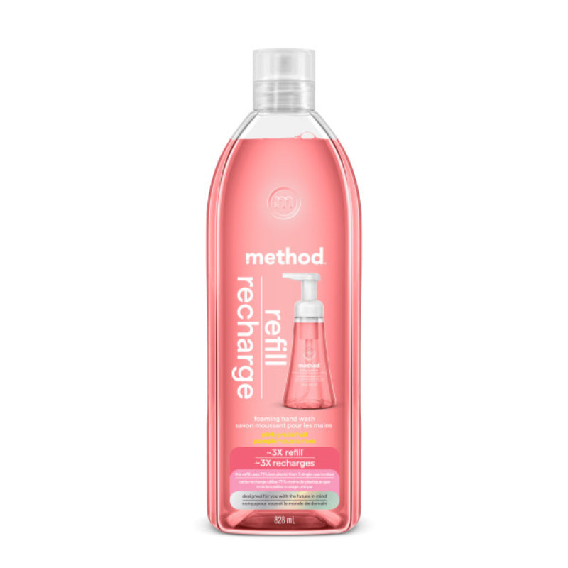 METHOD Foam Hand Wash Refill - Pink Grapefruit - 828ml