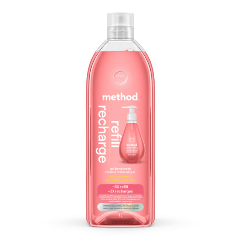 METHOD Gel Hand Wash Refill - Pink Grapefruit - 1L