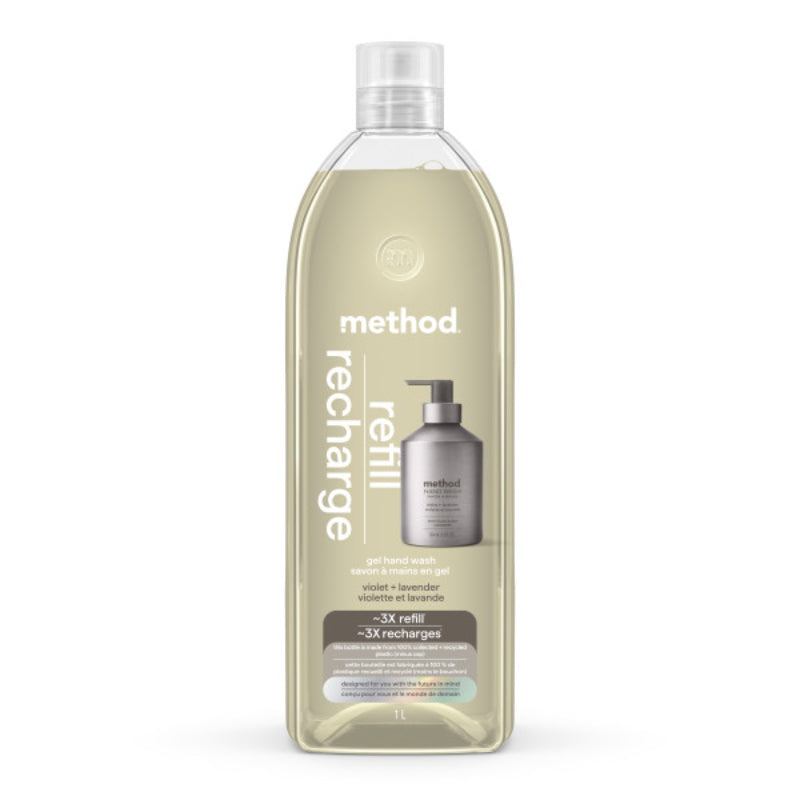 METHOD Gel Hand Wash Refill - Violet/Lavender - 1L