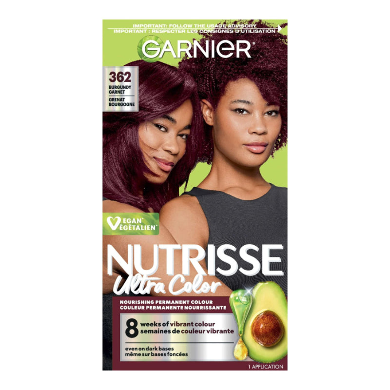 Garnier Nutrisse Ultra Color Permanent Hair Color - Burgundy Garnet (362)