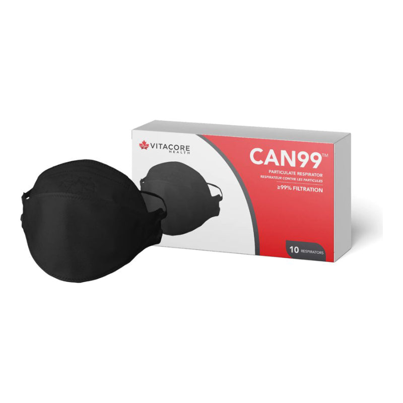 Vitacore CAN99 Disposable Respirator - Black - 10 pack