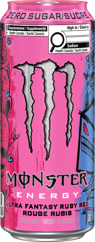 Monster Energy Drink - Ruby Red - 473ml