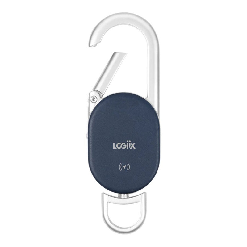 LOGiiX Discover Keychain Bluetooth Finder for Personal Items - Midnight Blue