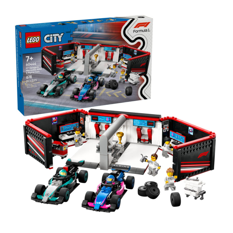 LEGO City - F1 Garage &amp; Mercedes-AMG &amp; Alpine Cars