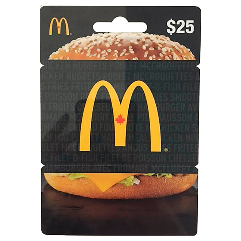 McDonald's Gift Card - $25