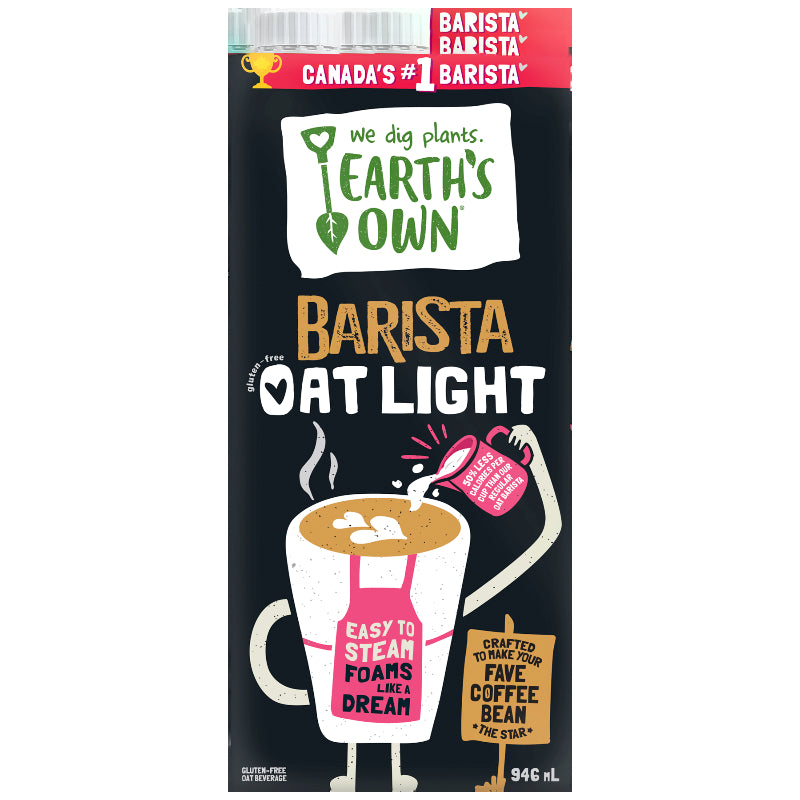 Earth's Own Gluten-Free Barista Oat Light Beverage - 946ml