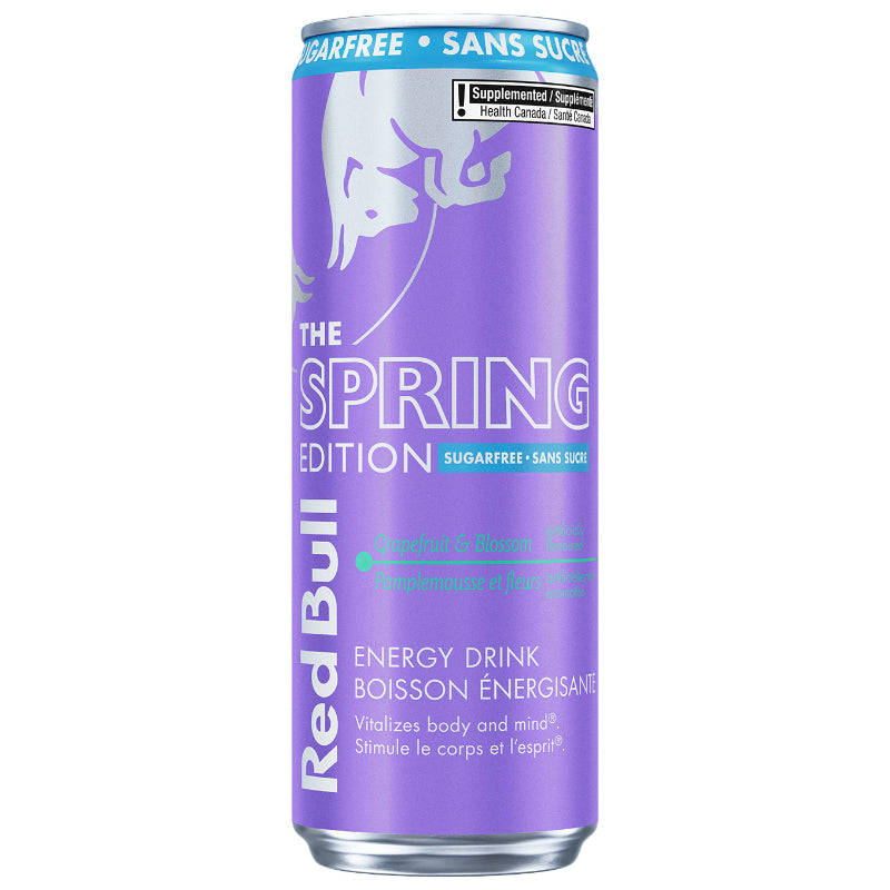 Red Bull The Spring Edition Sugarfree Energy Drink - Grapefruit and Blossom - 355ml