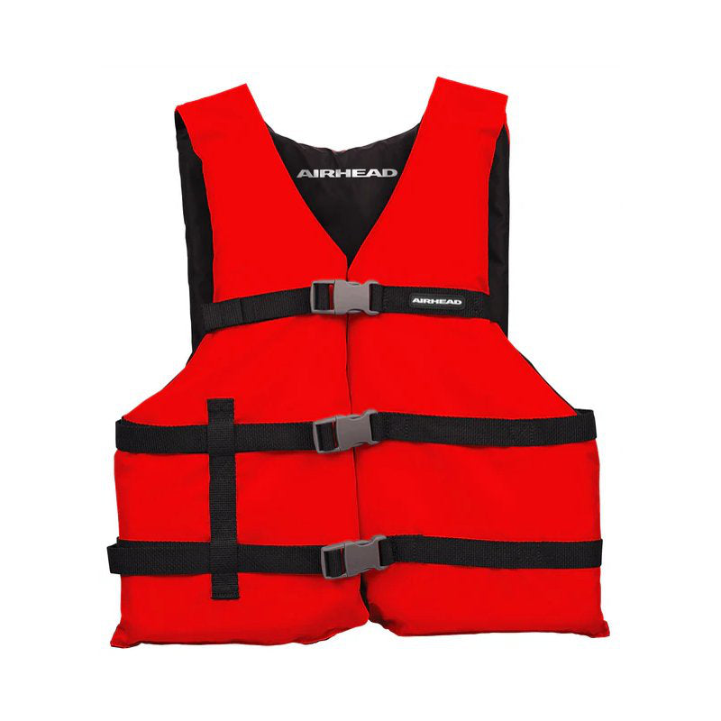Airhead Adult Universal Boating Life Vest - Red