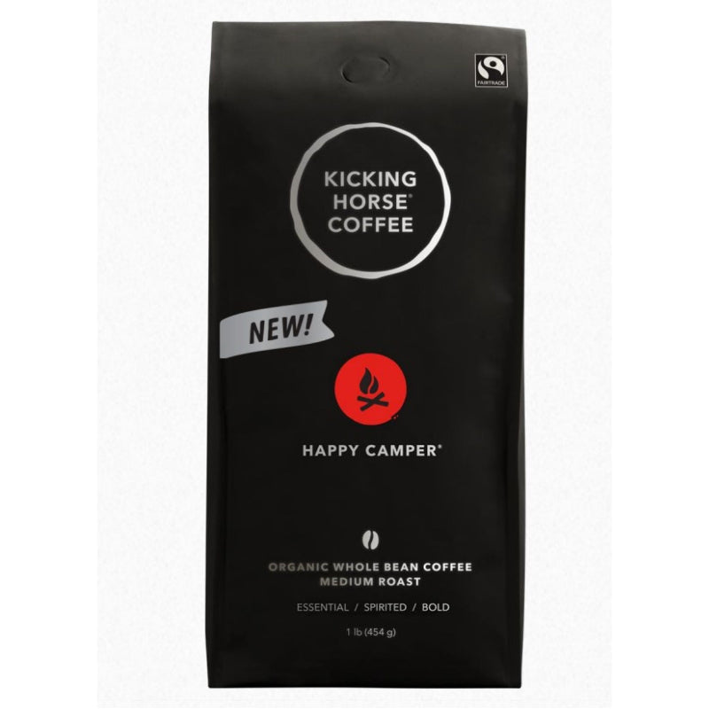 Kicking Horse Organic Coffee Beans - Happy Camper - 454g
