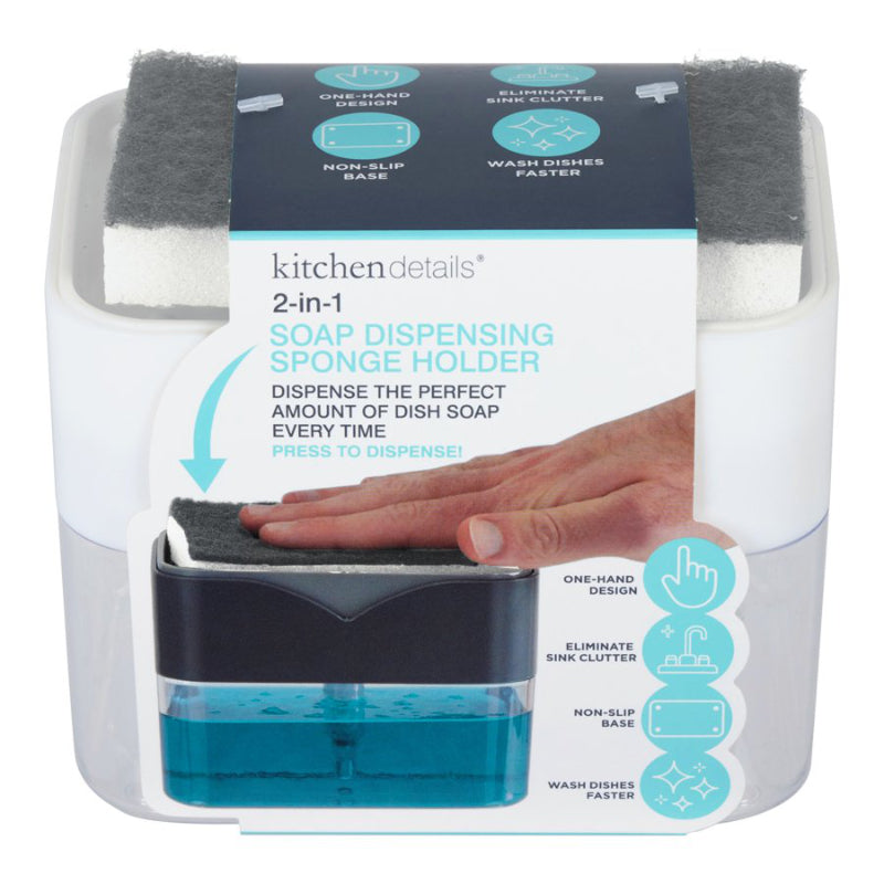 Kitchen Details Soap Dispenser - 2-in-1
