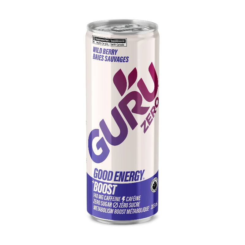 Guru Energy Drink Zero - Wild Berry - 355ml
