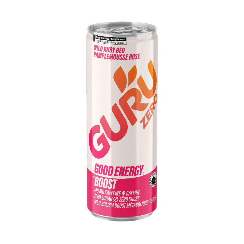 Guru Energy Drink Zero - Wild Ruby Red - 355ml