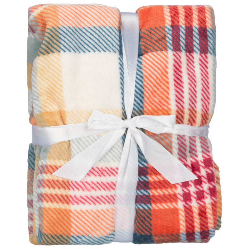 S & Co Throw - 122 x 152cm - Tartan