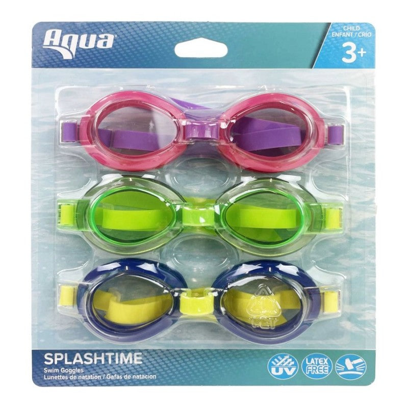 Aqua Splashtime Kids Swimming Goggles - 3's