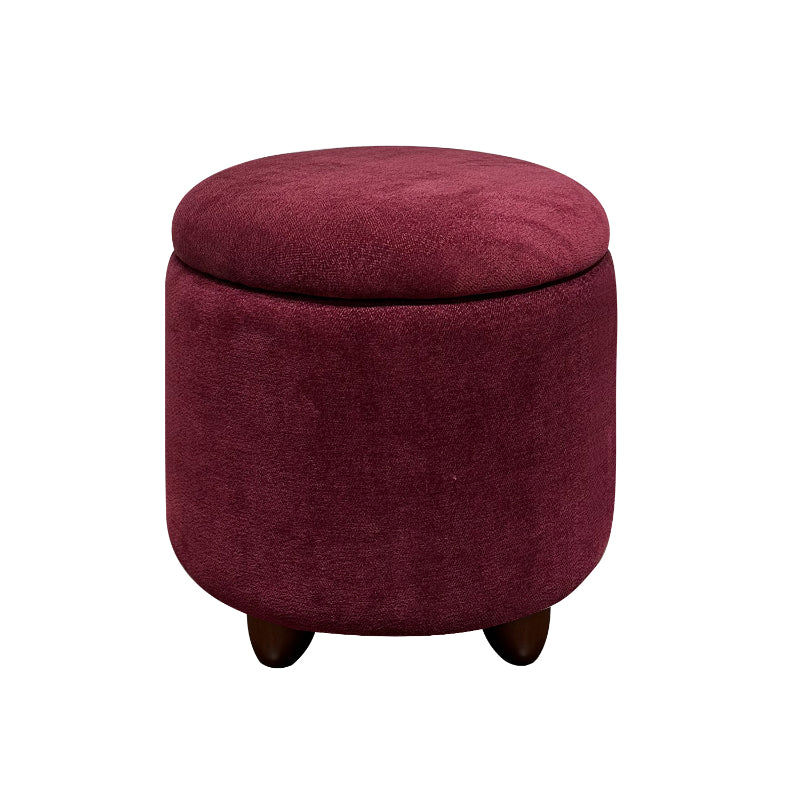 Collection by London Drugs Storage Ottoman - Burgundy - 44x44x42cm