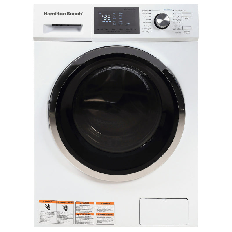 Hamilton Beach Front Loading Washer and Dryer - 76.5L - 12Kg - HBWD270-6COM