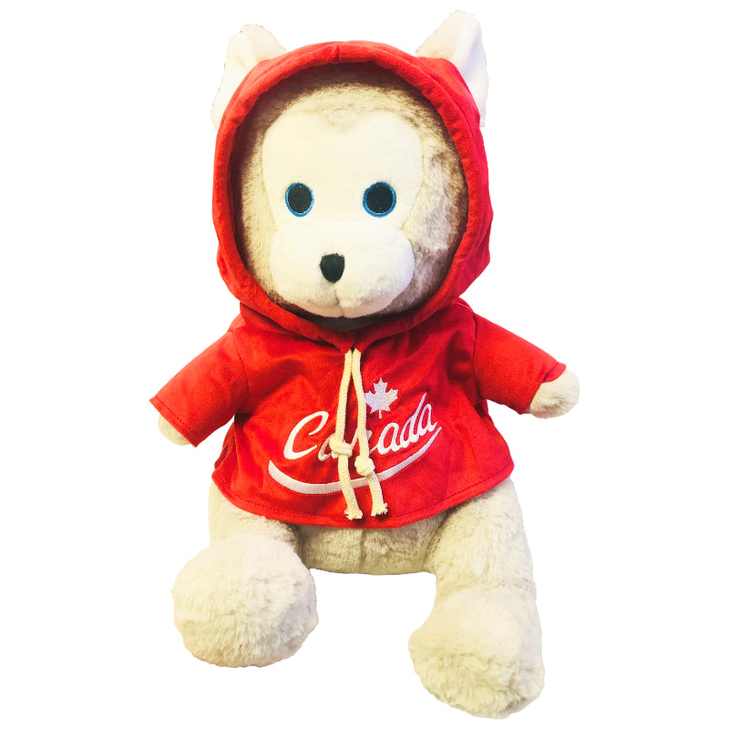 Plush Buddiez Canada Plush - Husky Dog - 30cm