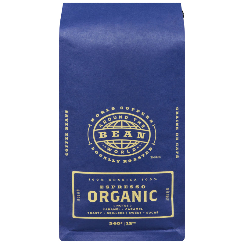 Bean Around The World Organic Coffees - Espresso - 340g