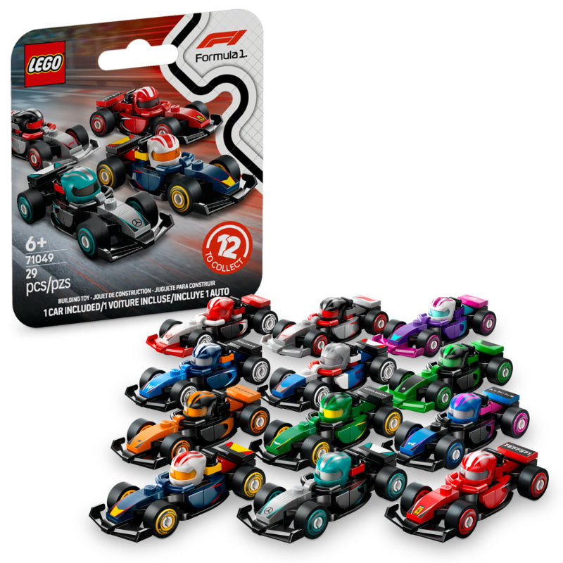 LEGO F1 Collectible Racing Cars Minifigures Building Toy - 71049