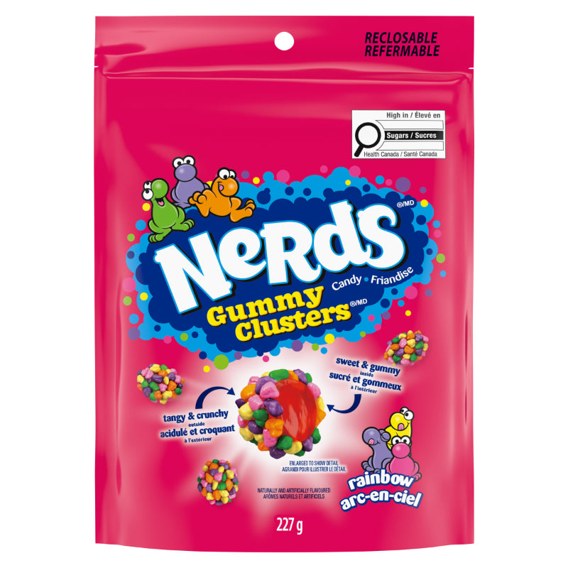 Nerds Candy Gummy Clusters Punch - Rainbow - 227g