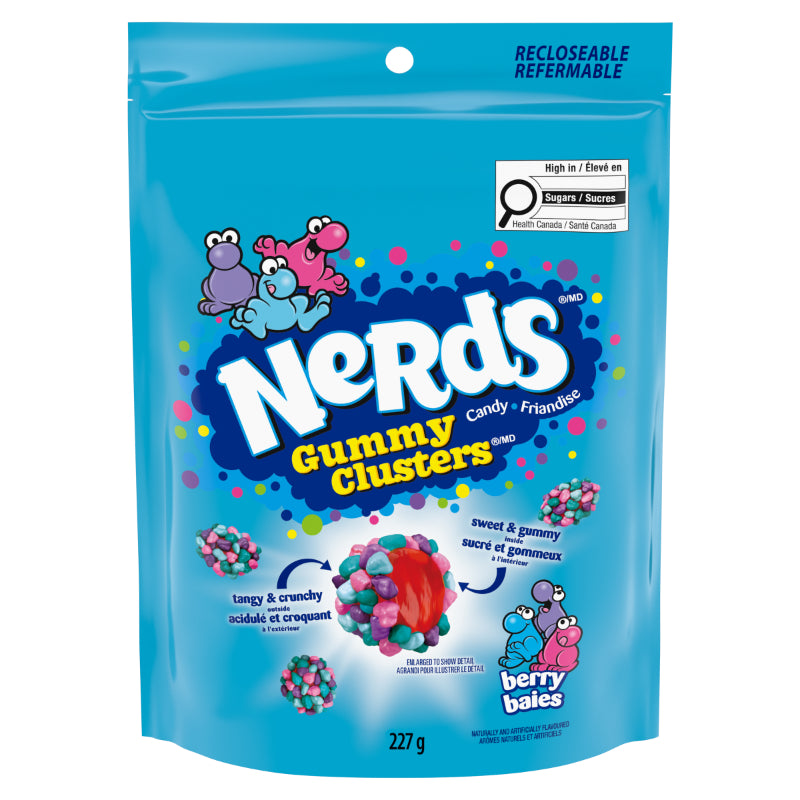 Nerds Candy Gummy Clusters Punch - Berry - 227g