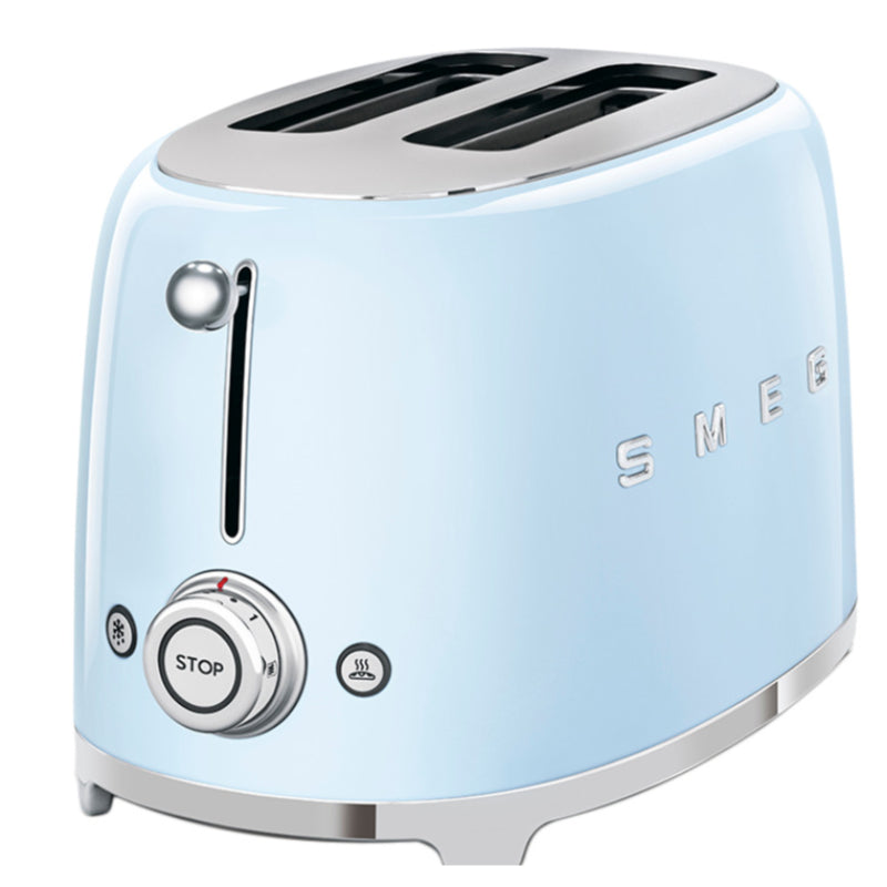 Smeg 50's Style 2-Slice Toaster - Pastel Blue - TSF01PBUS
