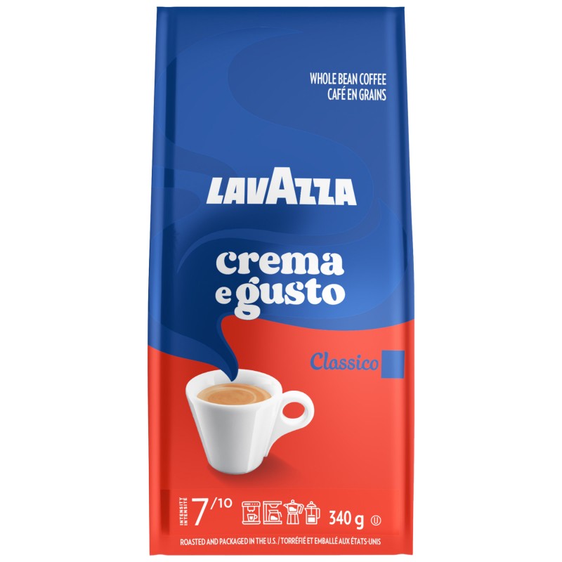 Lavazza Crema e Aroma Whole Bean Coffee - 340g