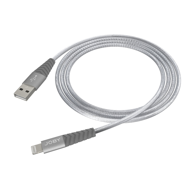 Joby Charge and Sync Lightning Cable - Space Grey - 1.2m