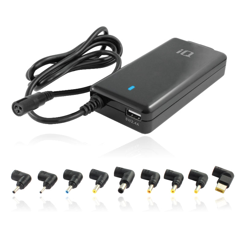 iQ 95W Universal Laptop Charger - Black - iQACLT95
