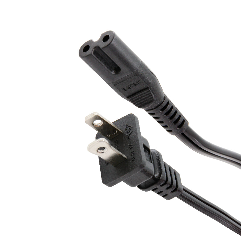 iQ 1.8M AC Power Cord Extension Cable - Black - iQAC18M2