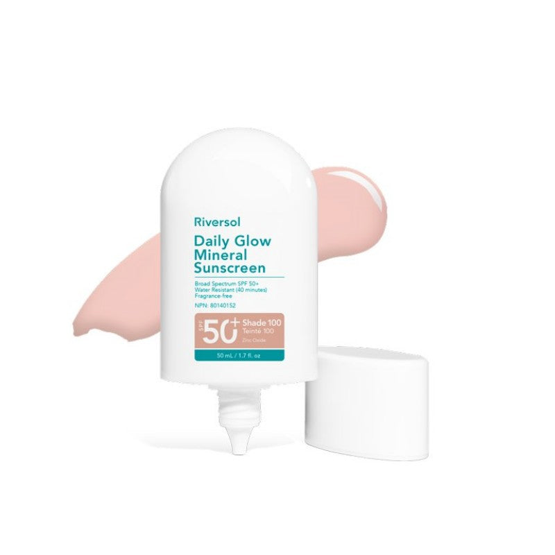 Riversol Daily Glow Mineral Sunscreen - Shade 100 - SPF 50+ - 50ml