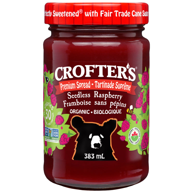 Crofter's Premium Spread - Seedless Raspberry - 383ml