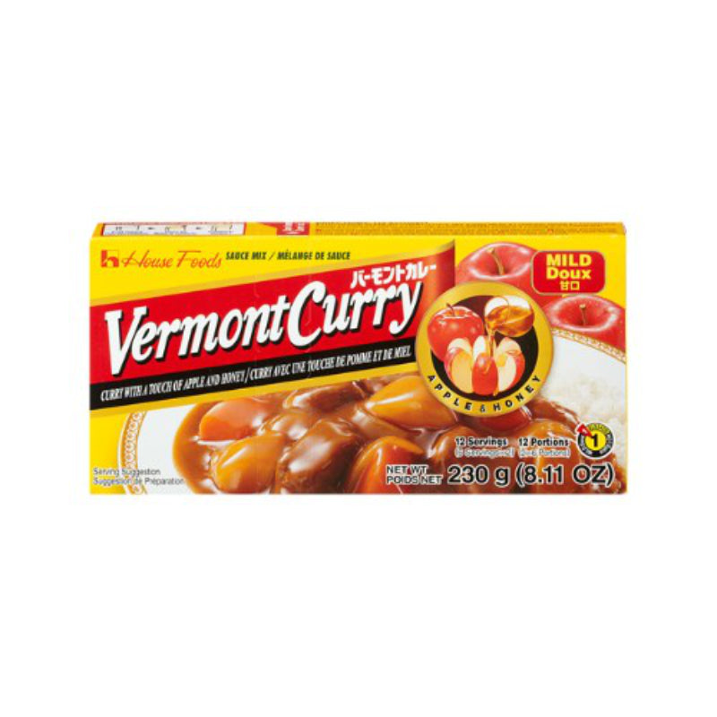 House Foods Vermont Japanese Curry Sauce Mix - Mild - 230g