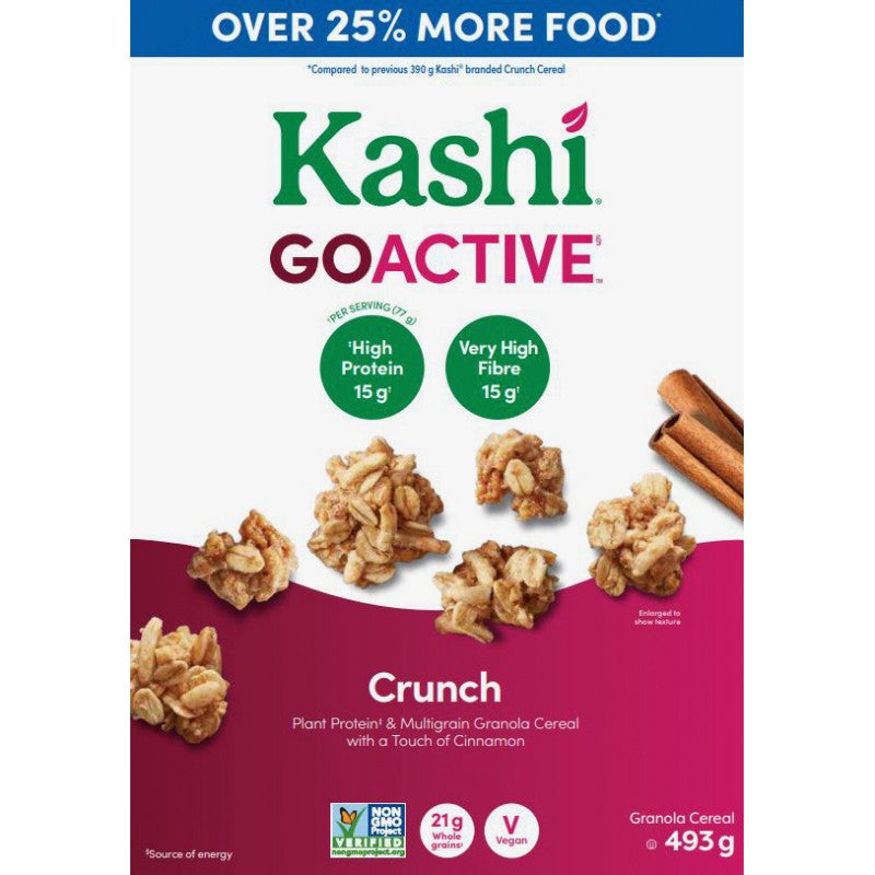 Kashi GoActive Crunch Cereal - 493g