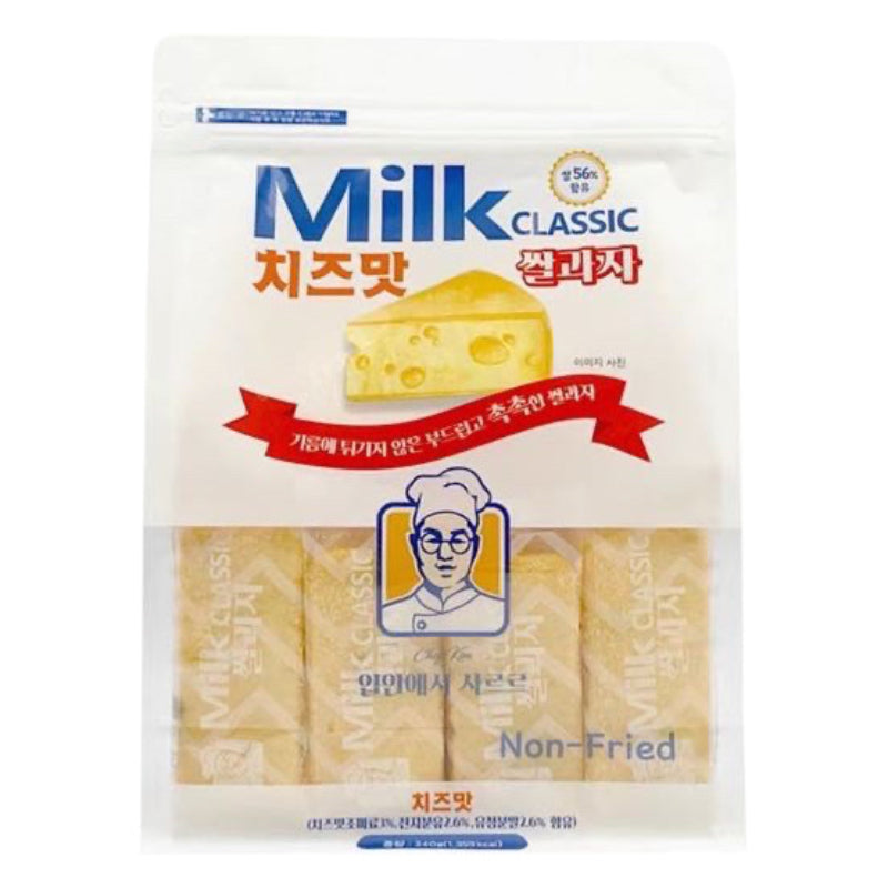 Chef Kim Milk Classic Non-Fried Rice Cracker - Cheese Flavour - 112g