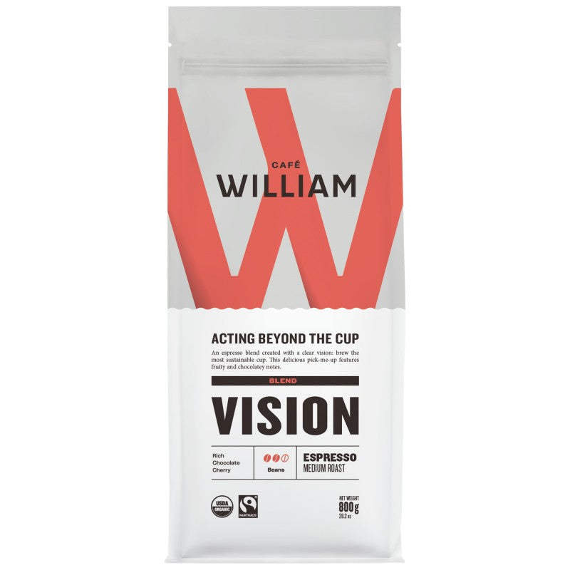 Cafe William Espresso Roast Ground Coffee - 800g