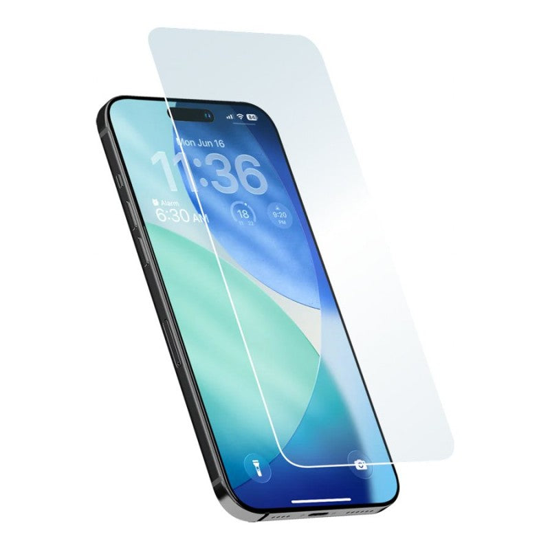LOGiiX Phantom Glass HD Anti-Glare Screen Protector for Apple iPhone 17 - Clear