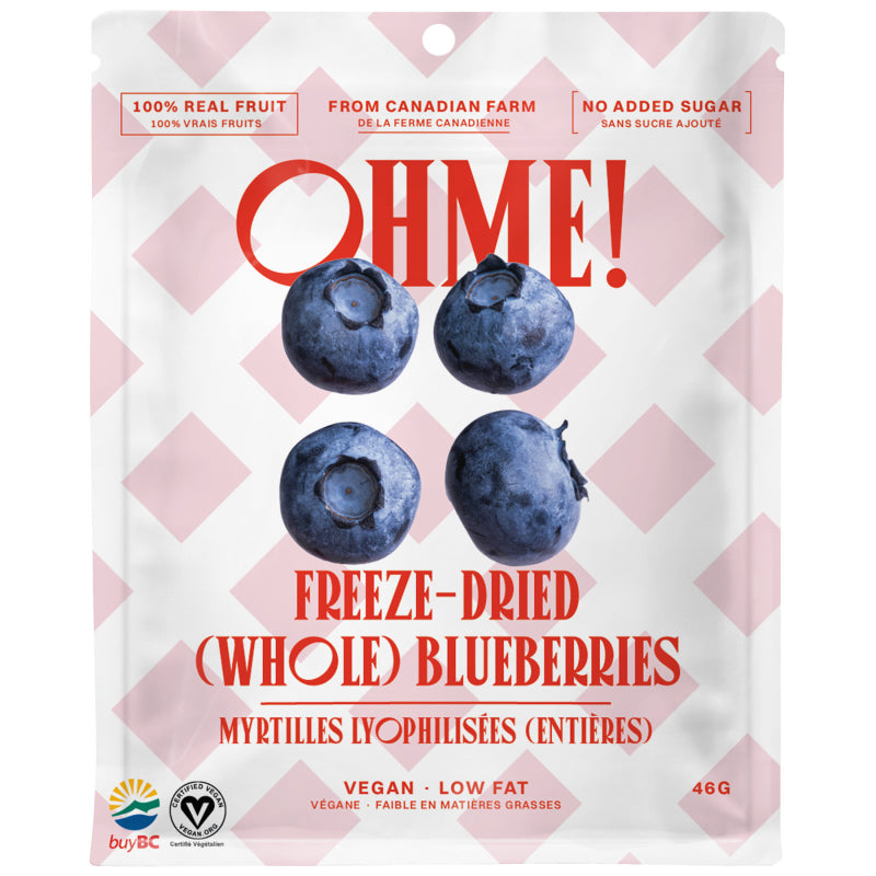 OHME! Freeze-Dried Fruit - Whole Blueberries - 46g