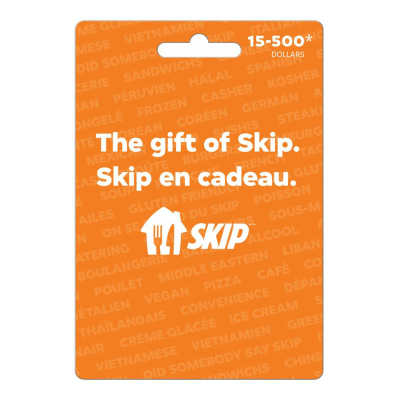 Skip the Dishes Gift Card - $15-$500