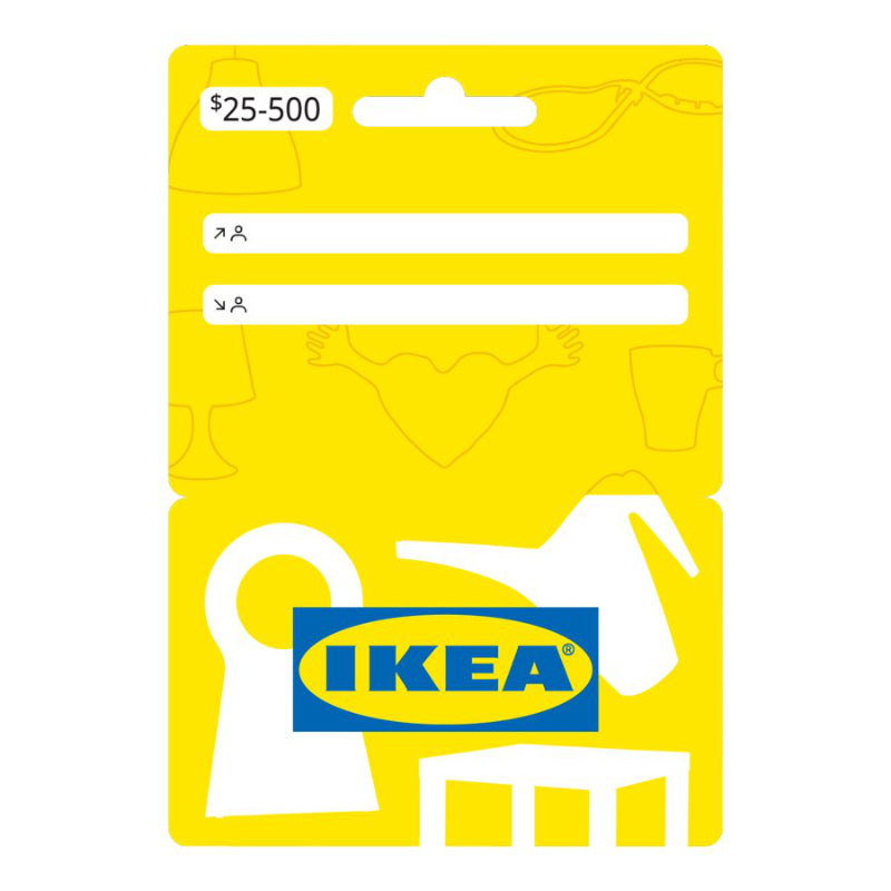 Ikea Gift Card - $25 - 500