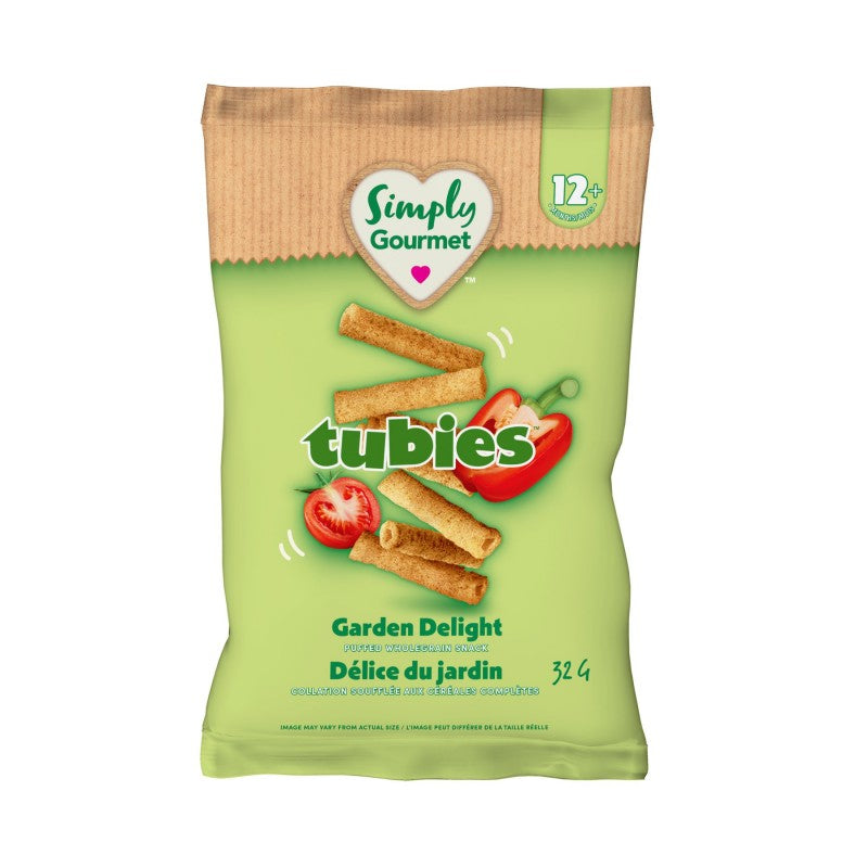 Simply Gourmet Tubies Snack - Garden Delight - 32g