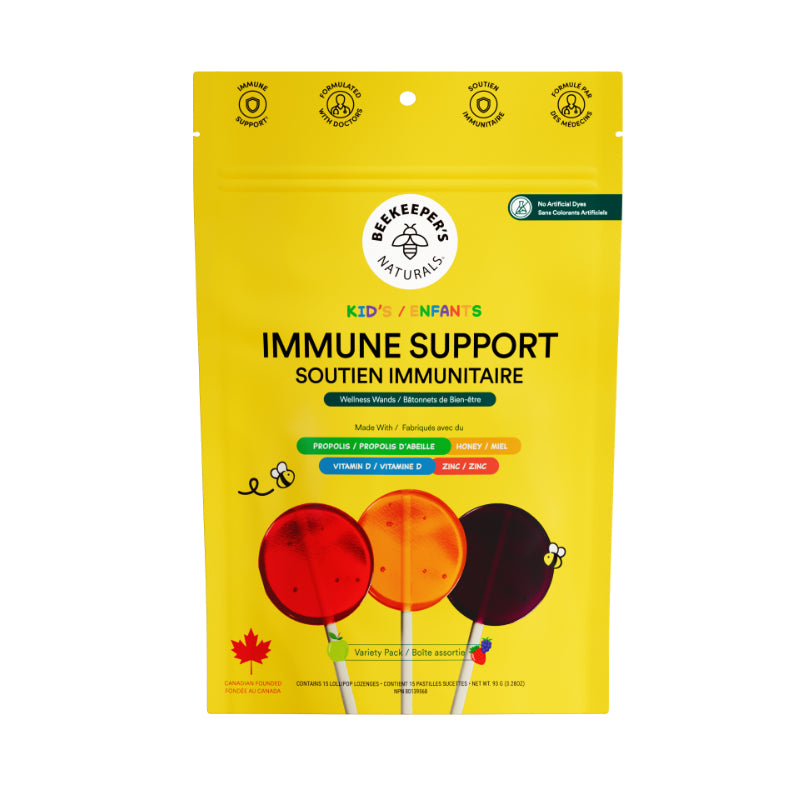 Beekeeper's Naturals Kid's Immune Support Wellness Wands - 15s